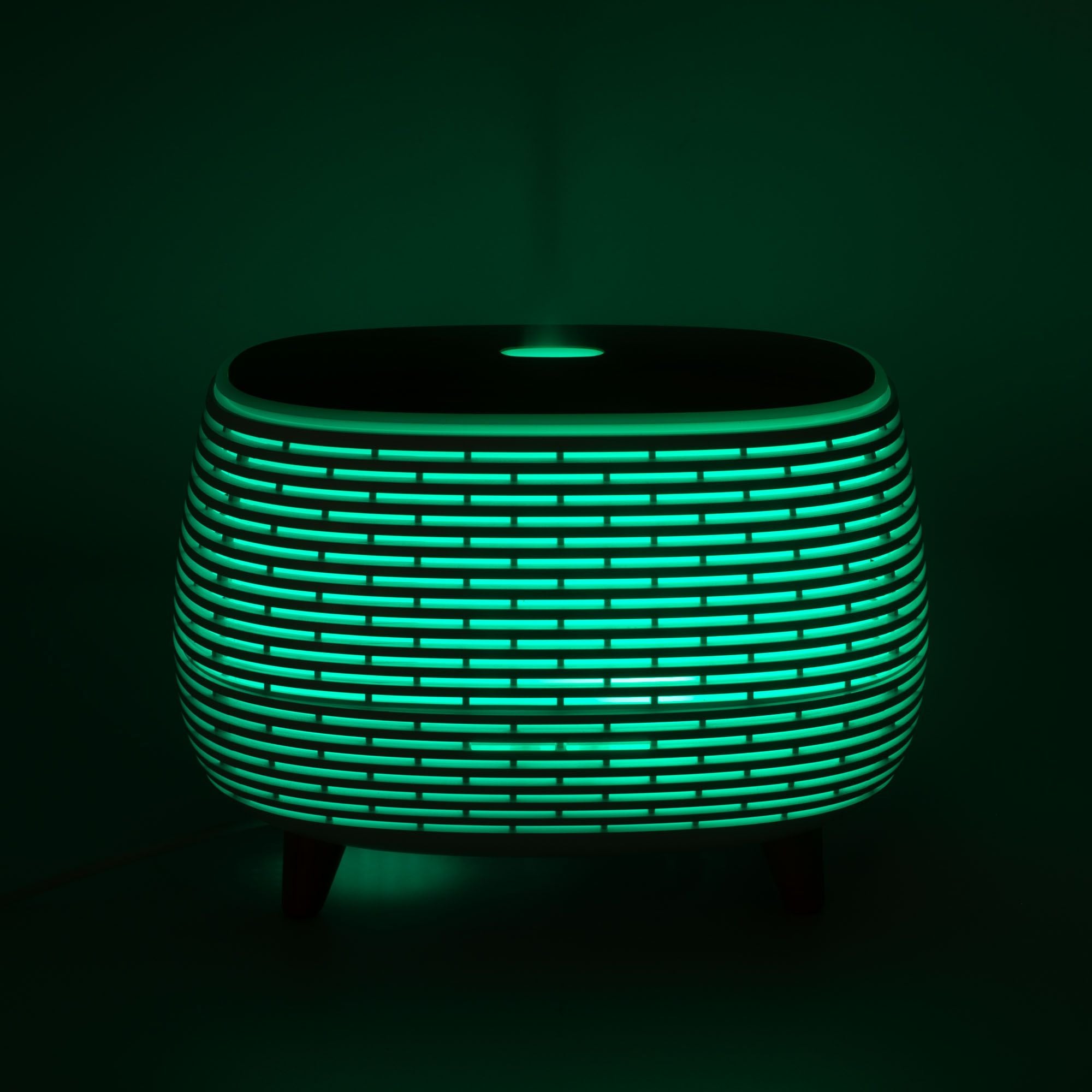 Geribbelde Aroma Diffuser met Kleurverlichting