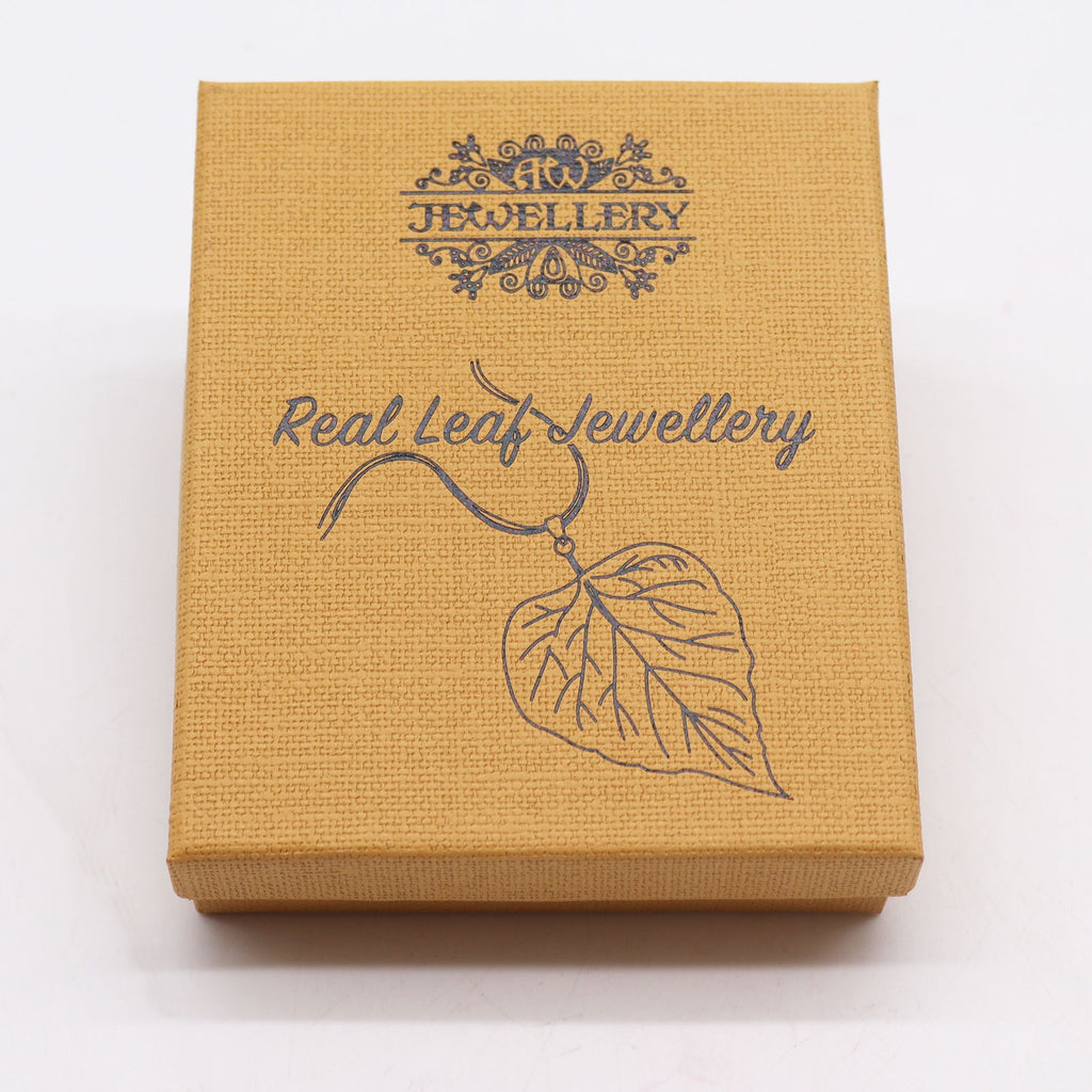 Ketting & Oorbellen Set - Bravery Leaf (Goud)