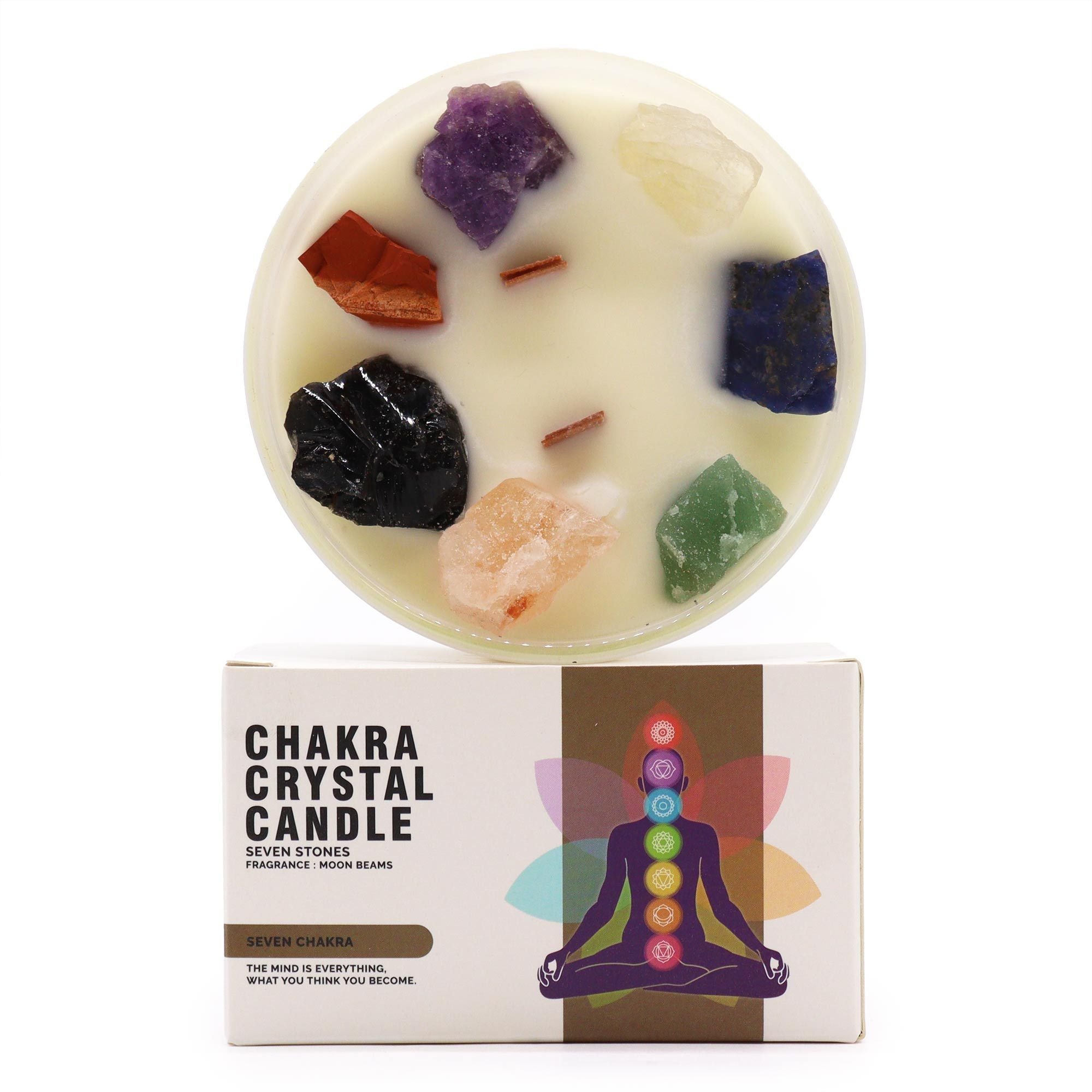 Grote Chakra Kristalkaars - Zeven Chakras