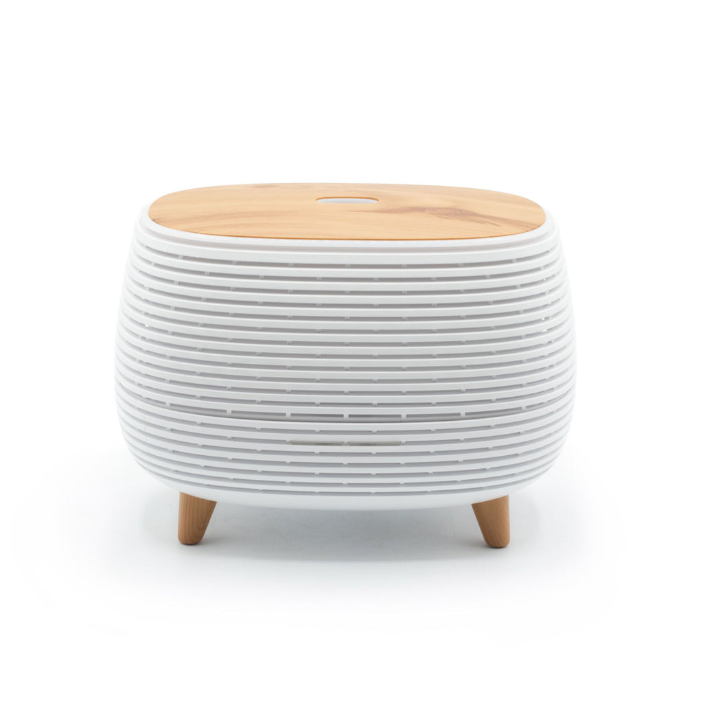Geribbelde Aroma Diffuser met Kleurverlichting