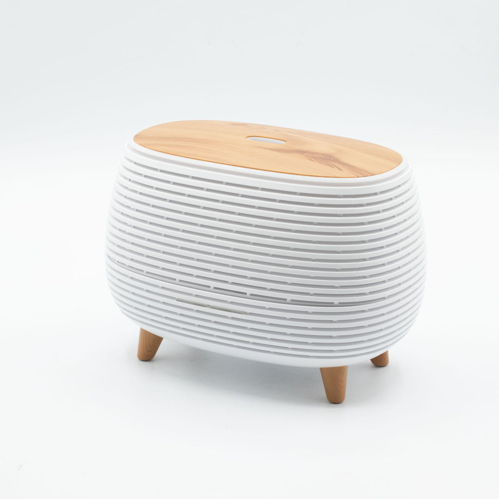 Geribbelde Aroma Diffuser met Kleurverlichting