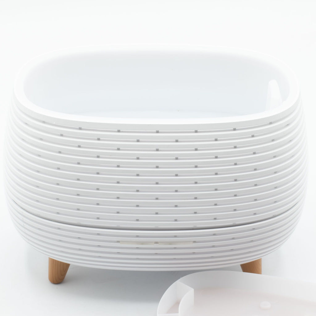Geribbelde Aroma Diffuser met Kleurverlichting