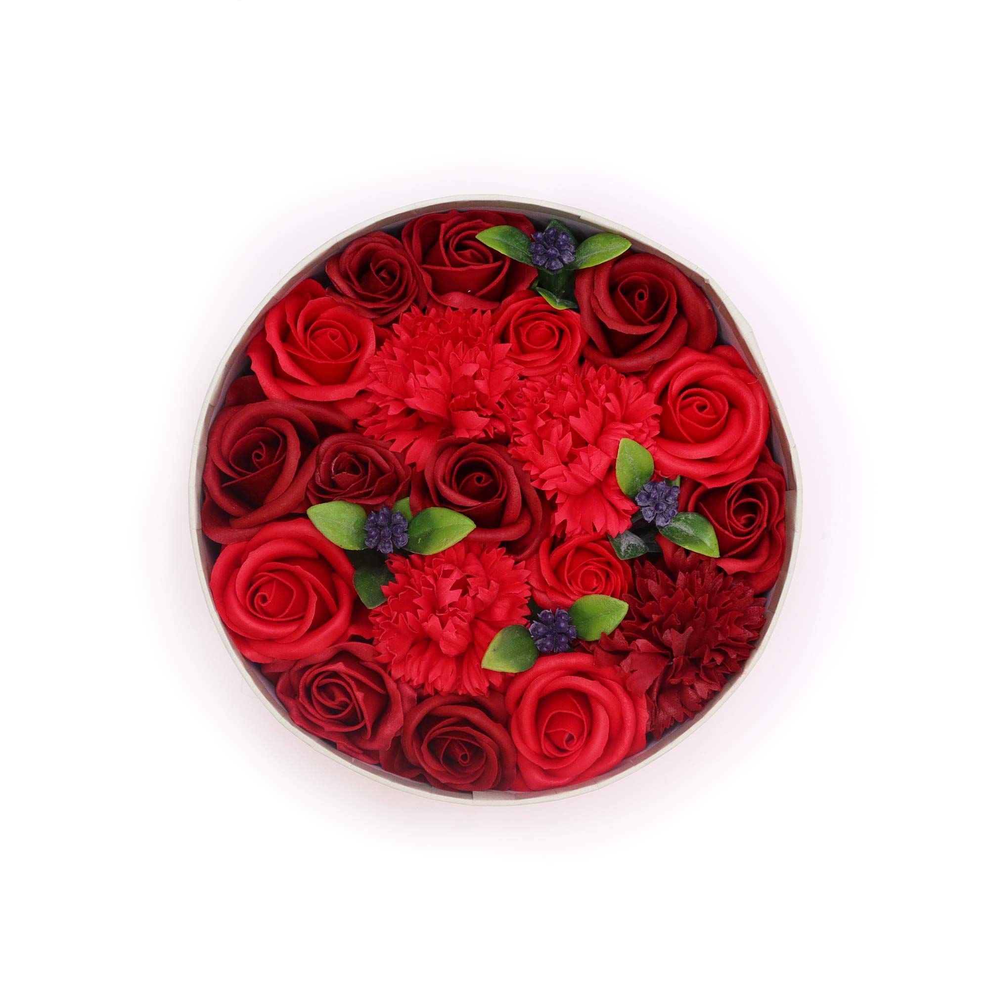 Zeepbloemen Rondoos - Klassieke Rode Rozen
