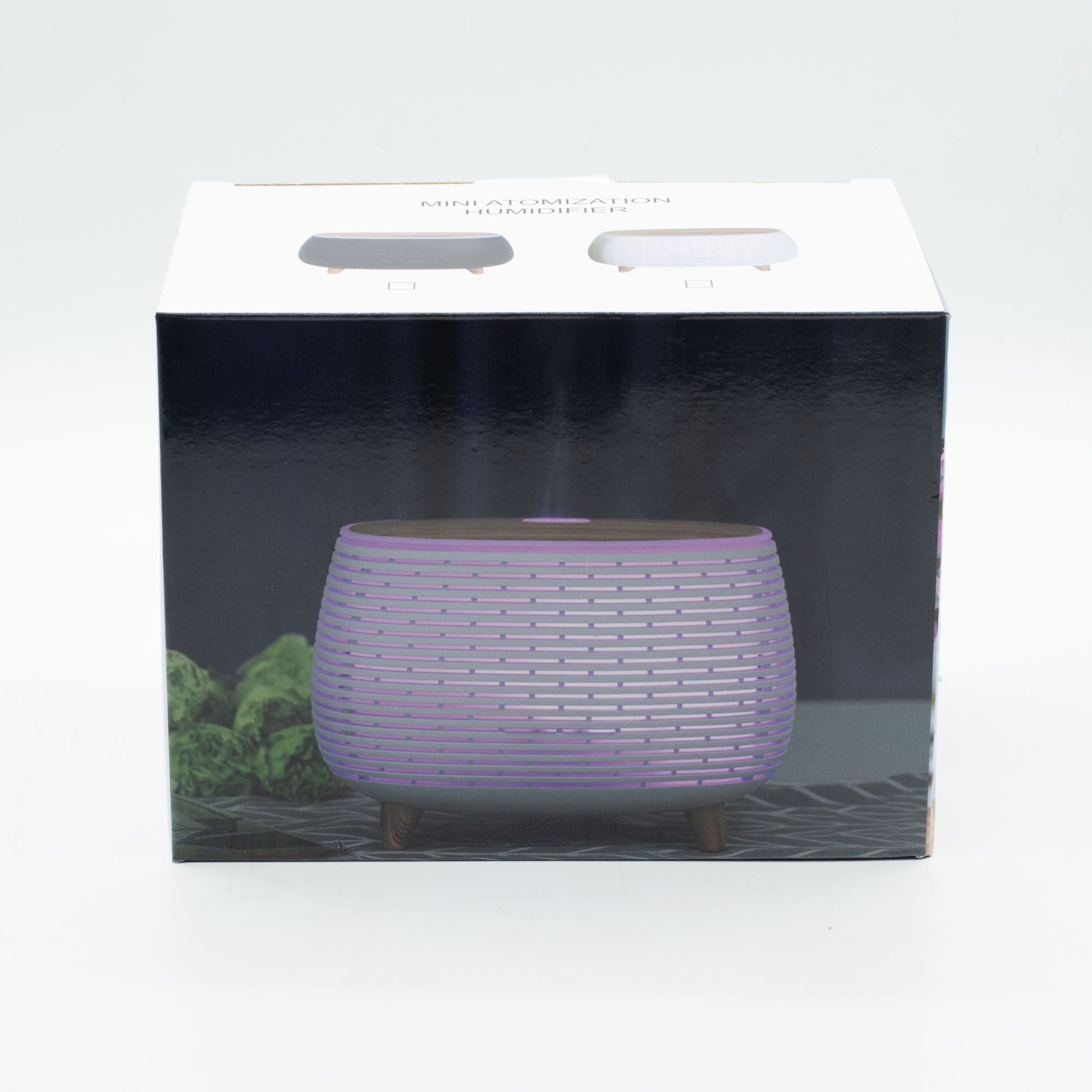 Geribbelde Aroma Diffuser met Kleurverlichting