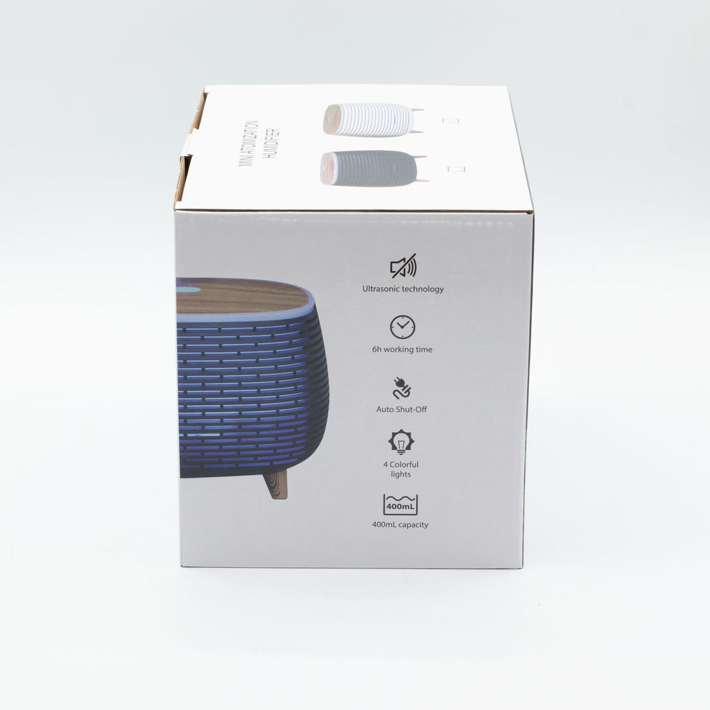 Geribbelde Aroma Diffuser met Kleurverlichting