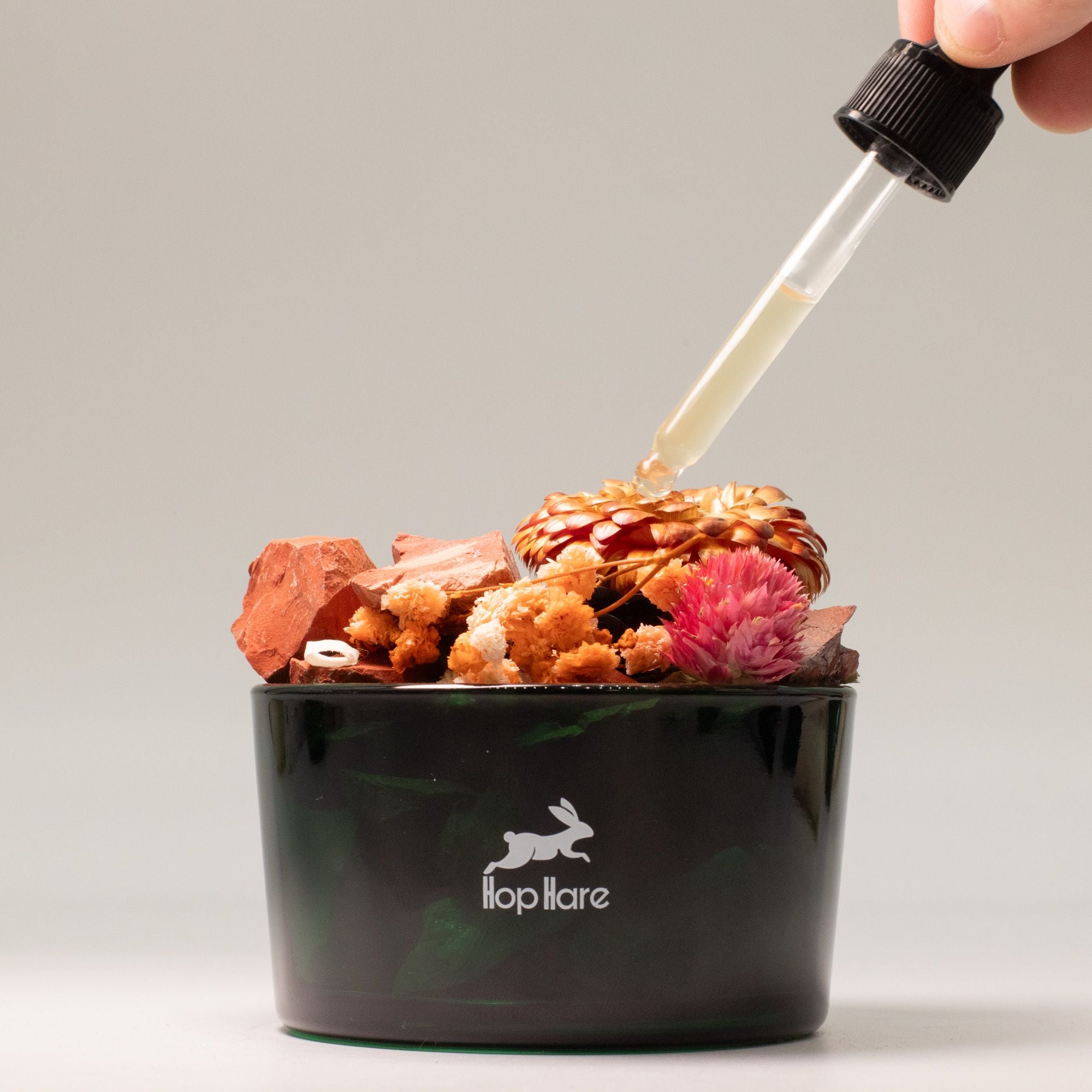 Geurkristallen & Droogbloemen Set – Rode Jaspis