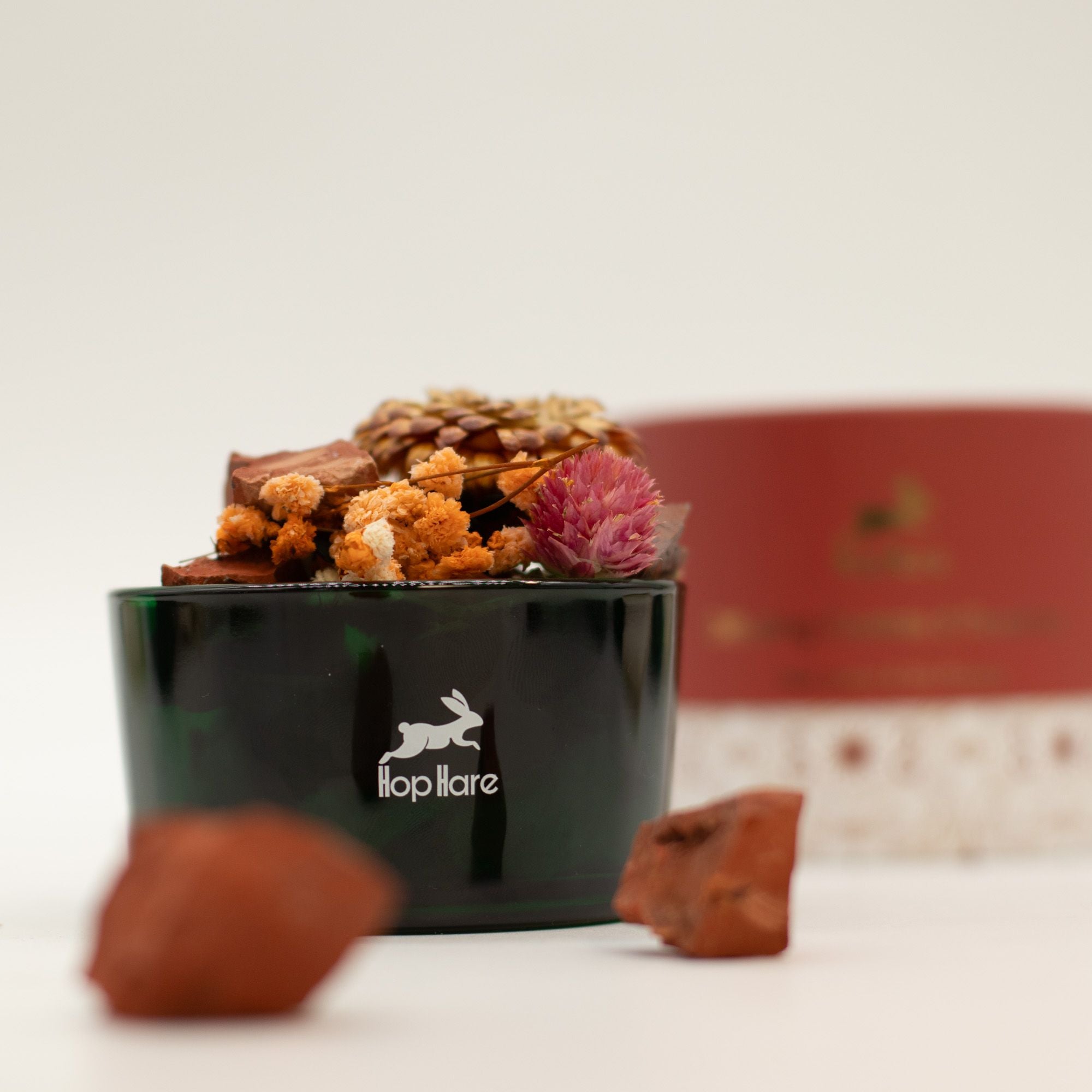 Geurkristallen & Droogbloemen Set – Rode Jaspis