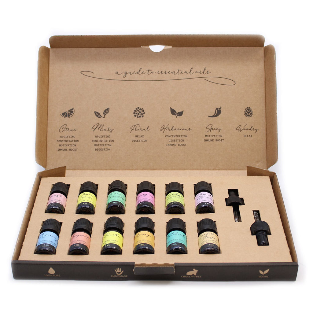 Aromatherapie Etherische Olie Set – Top 12