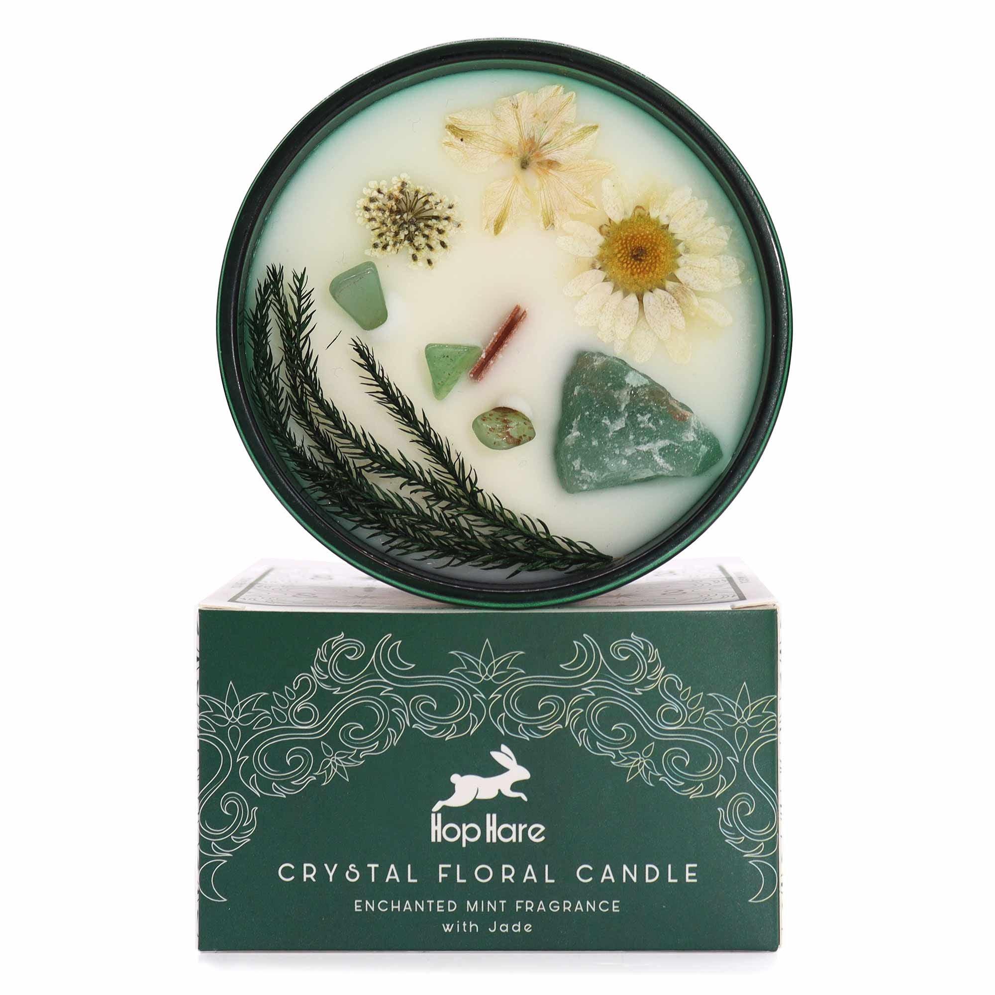 Hop Hare Kristal Bloemkaars - De Magiër
