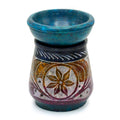 Kleine Speksteen Oliebrander – Bloem 8cm