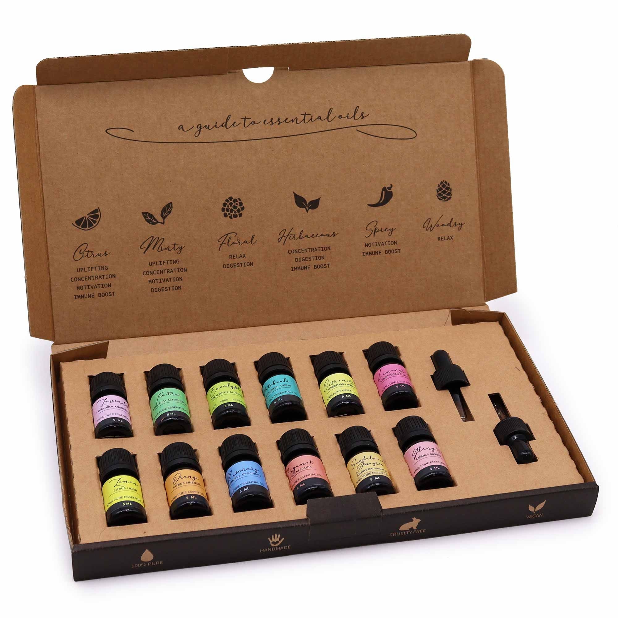 Aromatherapie Etherische Olie Set – Top 12